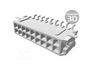 Złącze przewód-płytka gniazdo męskie PIN 18 Micro-Fit 3.0 43045-1809