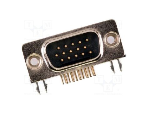 PIN 15 męskie wtyk kątowe 173113-0182