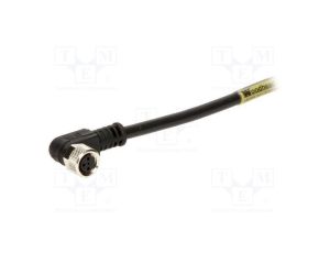 Złącze M8 żeńskie PIN 3 3A 60V IP67 Nano-Change kątowe 90 1200868669