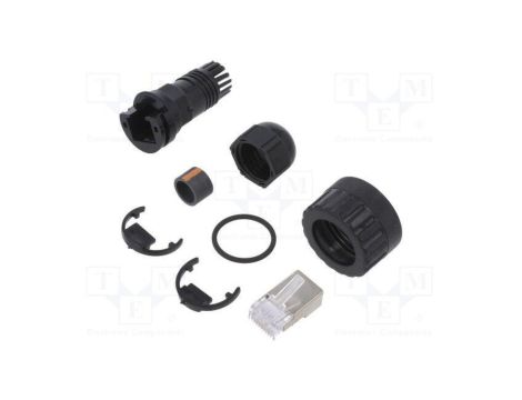 PIN 8 wtyk proste Wersja ekranowane 8p8c Kat 5e 1300570003