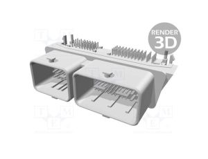 Złącze automotive gniazdo męskie CMC 6A 12A PIN 80(16+64) 502225-0801