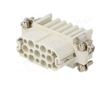 Złącze HDC wkładka stykowa żeńskie GWconnect PIN 15 250V 93601-0091