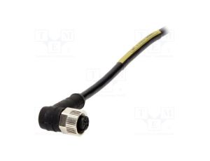 Złącze M12 wtyk żeńskie Micro-Change PIN 4 kątowe 90 4A 1200652264