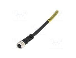 Złącze M8 żeńskie PIN 3 3A 30V IP67 Nano-Change proste wtyk 1200868002
