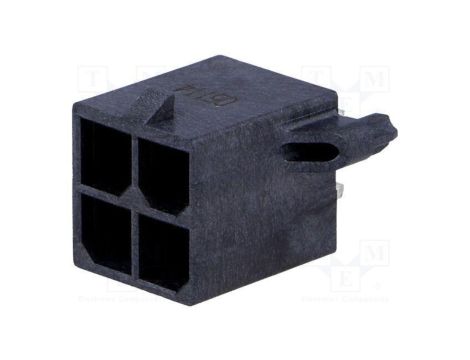 Złącze przewód-płytka gniazdo męskie PIN 4 Mega-Fit proste 172065-0004