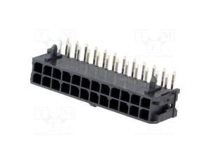 Złącze przewód-płytka gniazdo męskie PIN 24 Micro-Fit 3.0 43045-2400