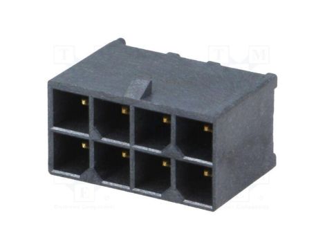 Złącze przewód-płytka gniazdo męskie PIN 8 Mega-Fit proste 172065-0208