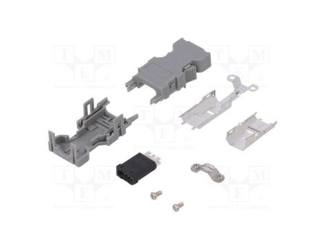 Złącze przewód-przewód wtyk żeńskie PIN 6 proste lutowanie 55100-0670