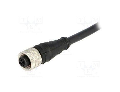 Złącze M12 wtyk żeńskie Micro-Change PIN 5 proste 4A 60V 120006-0634