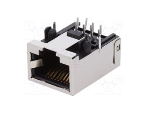Złącze RJ45 gniazdo PIN 8 Kat 5,5e ekranowane niskoprofilowe 44661-0001