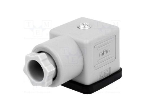 Złącze zaworowe wtyk format A 18mm żeńskie PIN 3 250V mPm 1210230229