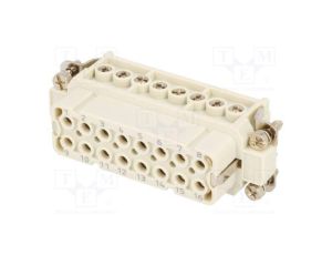Złącze HDC wkładka stykowa żeńskie GWconnect PIN 16 16A 250V 93601-0143