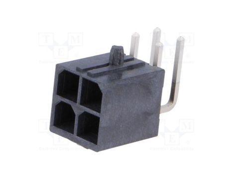 Złącze przewód-płytka gniazdo męskie PIN 4 Mega-Fit 600V 23A 172064-0004