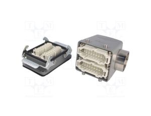 Złącze HDC męskie + żeńskie GWconnect PIN 32 16A 500V kątowe 93603-0105