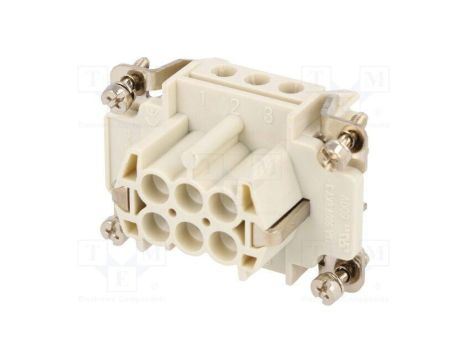 Złącze HDC wkładka stykowa żeńskie GWconnect PIN 6 16A 500V 93601-0207