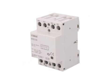 Stycznik 4-biegunowy instalacyjny 63A 230VAC,220VDC NC x4 30.045.610