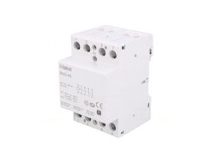 Stycznik 4-biegunowy instalacyjny 40A 24VAC,24VDC NO x4 IK 30.045.022