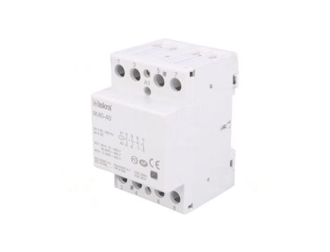 Stycznik 4-biegunowy instalacyjny 40A 24VAC,24VDC NO x4 IK 30.045.022