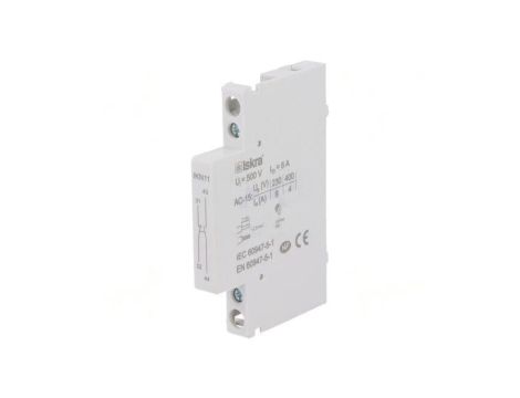 Styki pomocnicze Wypr zaciski śrubowe boczny Styki NC + NO 38.046.004