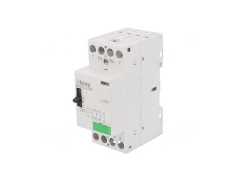 Stycznik 4-biegunowy instalacyjny 25A 24VAC NC x2 + NO x2 30.046.277