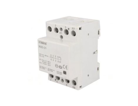 Stycznik 4-biegunowy instalacyjny 63A 230VAC,220VDC IK 30.045.087