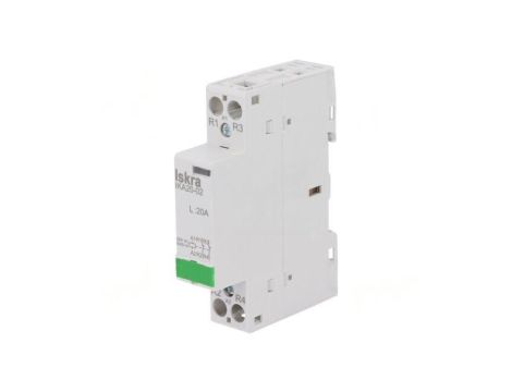Stycznik 2-biegunowy instalacyjny 20A 230VAC NC x2 IKA 30.046.010