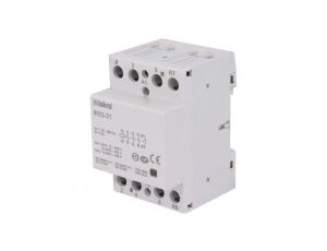 Stycznik 4-biegunowy instalacyjny 63A 24VAC,24VDC NC + NO x3 30.045.234