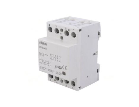 Stycznik 4-biegunowy instalacyjny 40A 230VAC,220VDC NO x4 30.045.010