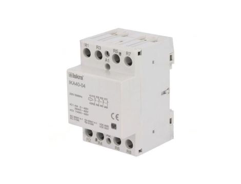 Stycznik 4-biegunowy instalacyjny 40A 230VAC NC x4 IKA 30.045.511