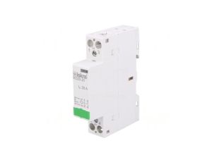 Stycznik 2-biegunowy instalacyjny 20A 230VAC,220VDC NO x2 30.046.006