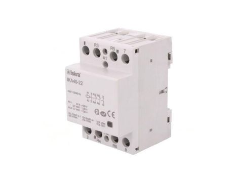 Stycznik 4-biegunowy instalacyjny 40A 230VAC NC x2 + NO x2 30.045.519