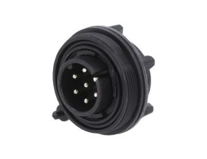 Złącze okrągłe gniazdo męskie PIN: 7 5A 250V IP68 UL94V-0 PX0744/P