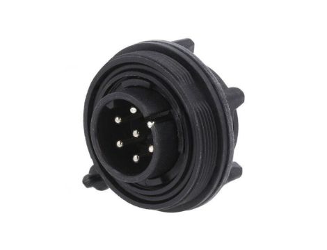 Złącze okrągłe gniazdo męskie PIN: 7 5A 250V IP68 UL94V-0 PX0744/P