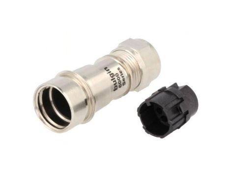 Złącze okrągłe wtyk męskie PIN: 8 10A 277V bez styków mosiądz PXM6011/08P/CR/0709