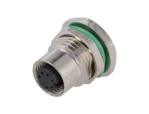 Złącze M12 gniazdo PIN: 8 żeńskie 30V proste IP67 THT 2A PXMBNI12RPF08APCM16