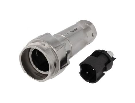 Złącze okrągłe wtyk męskie PIN: 2 25A 600V Buccaneer 7000 PXM7011/02P/ST/1113/SN