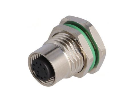 Złącze M12 gniazdo PIN: 12 żeńskie 30V proste IP67 THT 1,5A PXMBNI12RPF12APCPG9