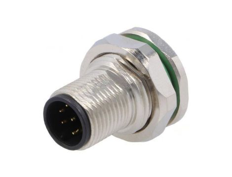 Złącze M12 gniazdo PIN: 8 męskie 30V proste IP67 THT 2A PXMBNI12RPM08APCPG9