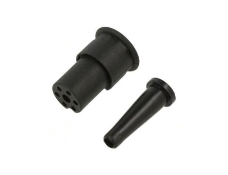 Złącze okrągłe wtyk żeńskie PIN: 6 3A 50VAC na przewód PX0636