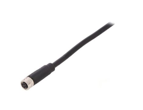 Złącze M8 żeńskie PIN: 5 1,5A 30V IP67 proste przykręcany PXPPVC08FBF05BCL010PVC