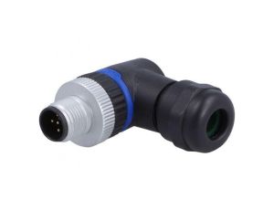 Złącze M12 wtyk PIN: 5 męskie 60V kątowe IP67 zacisk śrubowy PXPPAM12RAM05ASTPG9