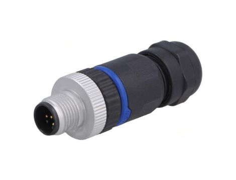 Złącze M12 wtyk PIN: 5 męskie 60V proste IP67 zacisk śrubowy PXPPAM12FIM05ASTPG9