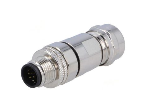 Złącze M12 wtyk PIN: 12 męskie 30V proste IP67 lutowanie 1,5A PXMBNI12FIM12ASCPG9