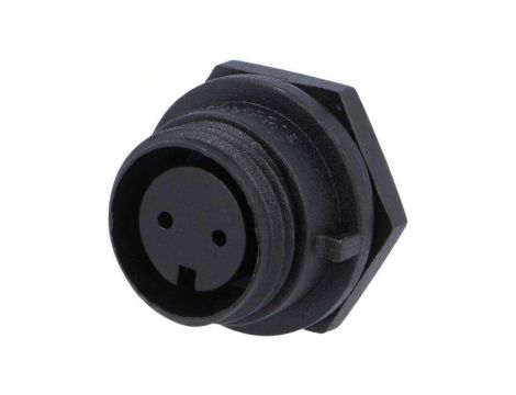 Złącze okrągłe gniazdo żeńskie PIN: 2 250V bez styków IP68 PX0412/02S