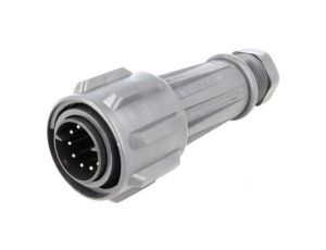 Złącze okrągłe wtyk męskie PIN: 10 10A 250V EXPlora niklowany EXP-0911/10/P