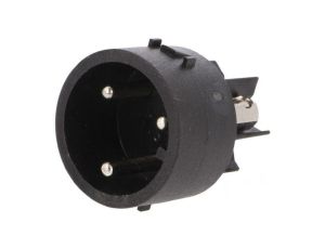 Złącze okrągłe męskie PIN: 3 10A 250V Mini Buccaneer proste SA3230