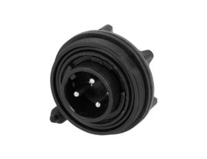 Złącze okrągłe gniazdo męskie PIN: 3 12A 250V IP68 UL94V-0 PX0730/P