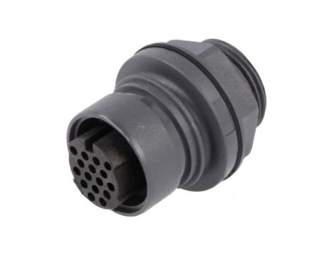 Złącze okrągłe gniazdo żeńskie PIN: 16 3A 60V bez styków PXP6012/16S/CR