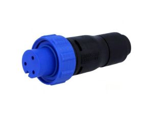 Złącze okrągłe wtyk żeńskie PIN: 3 250V bez styków IP68 PX0410/03S/5560