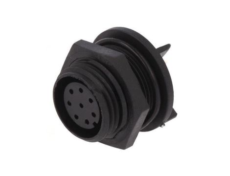 Złącze okrągłe gniazdo żeńskie PIN: 8 125V Buccaneer 400 IP68 PX0413/08S/PC